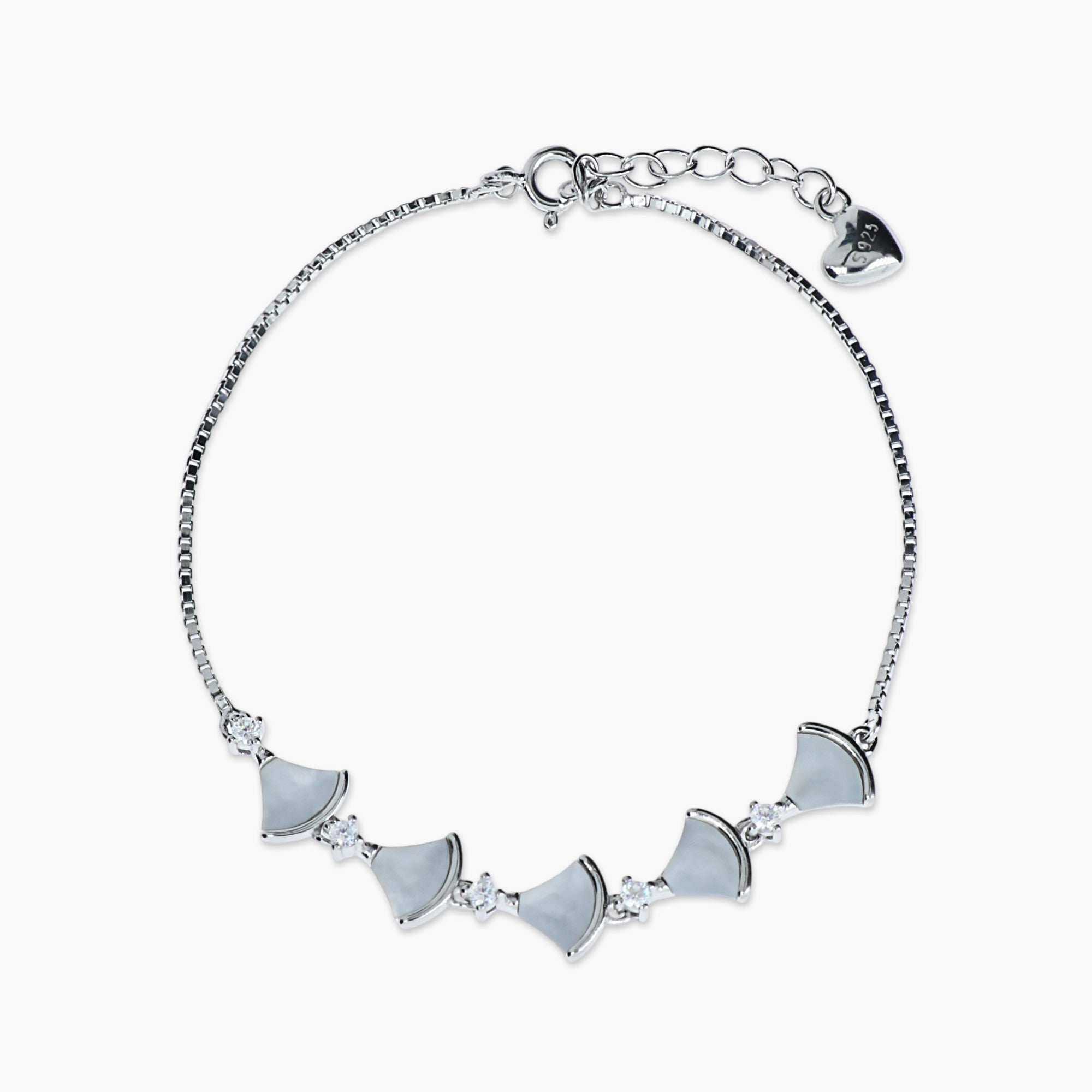 URBAN IRIDESCENCE SHIMMERING ART DECO BRACELET