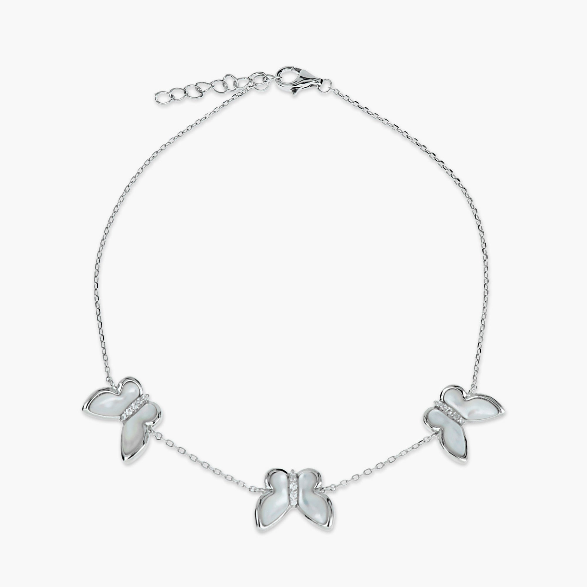 TRIPLE MARIPOSA MOP ANKLET