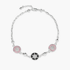 CELESTIAL CHAKRA ENAMEL AND ZIRCONIA ANKLET