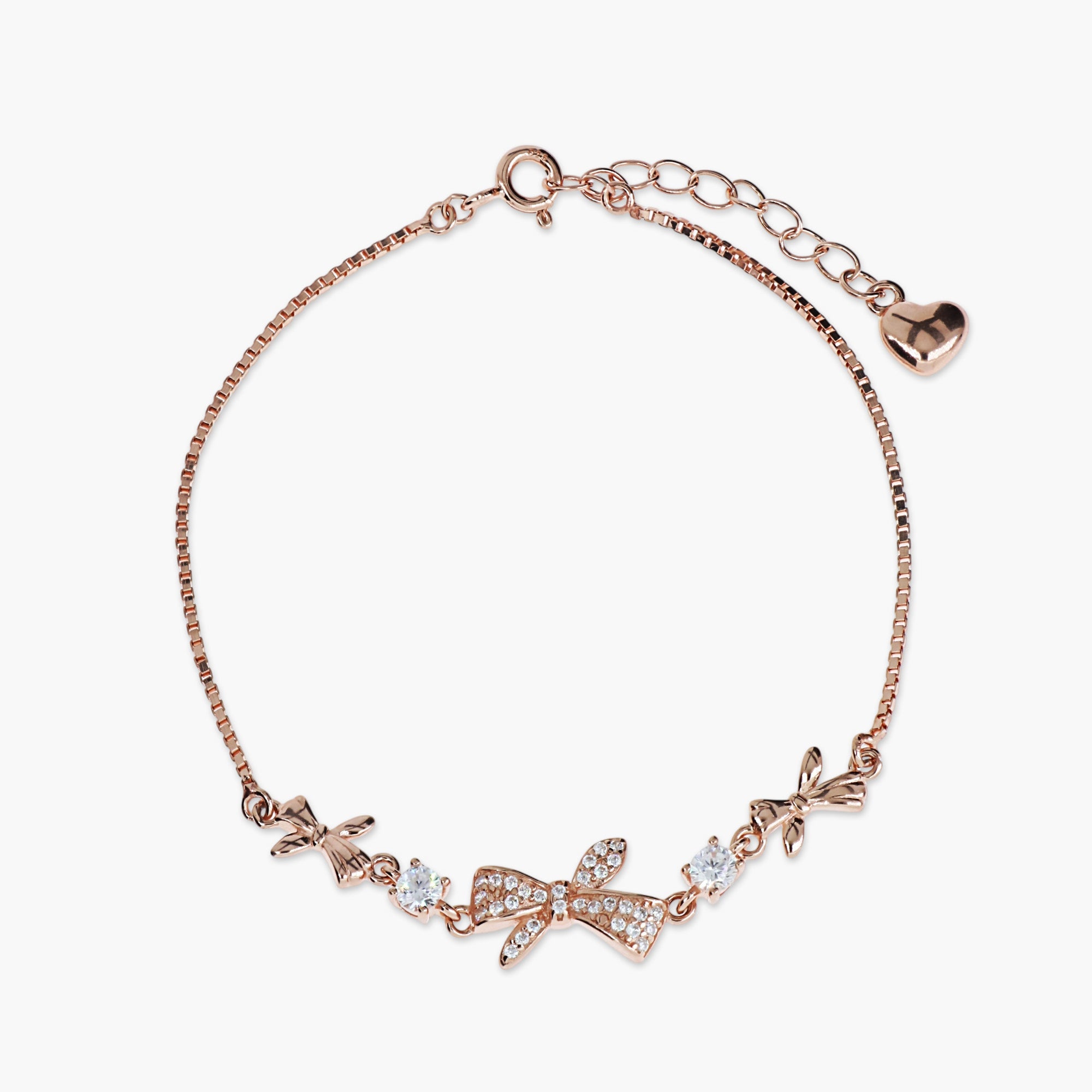 MAJESTIC ROSE GOLD HEIRLOOM KNOT BRACELET