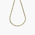 DUAL-TONE BAR & BEAD  MEN CHAIN