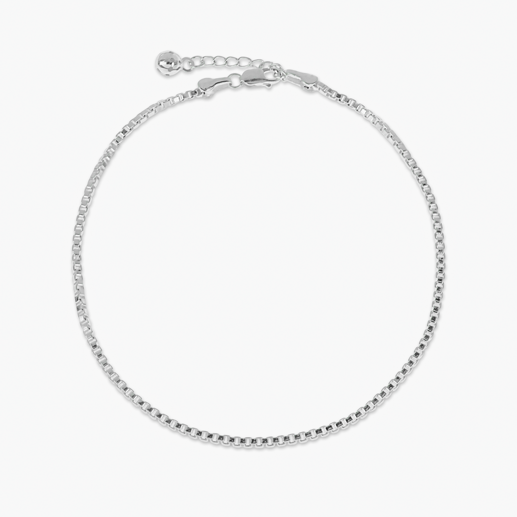 URBAN CUBE MINIMALIST CHAIN ANKLETS