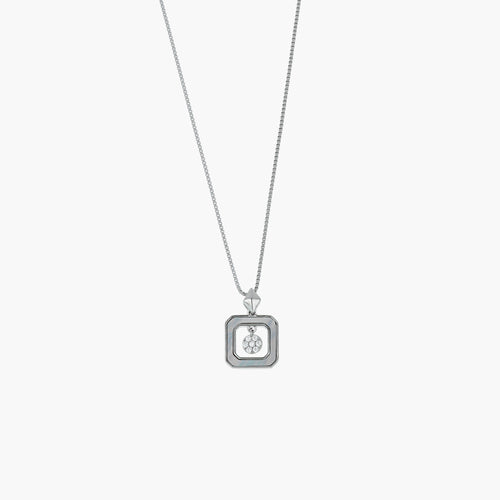 HAPPY DIAMONDS ICONS SQUARE PENDANT