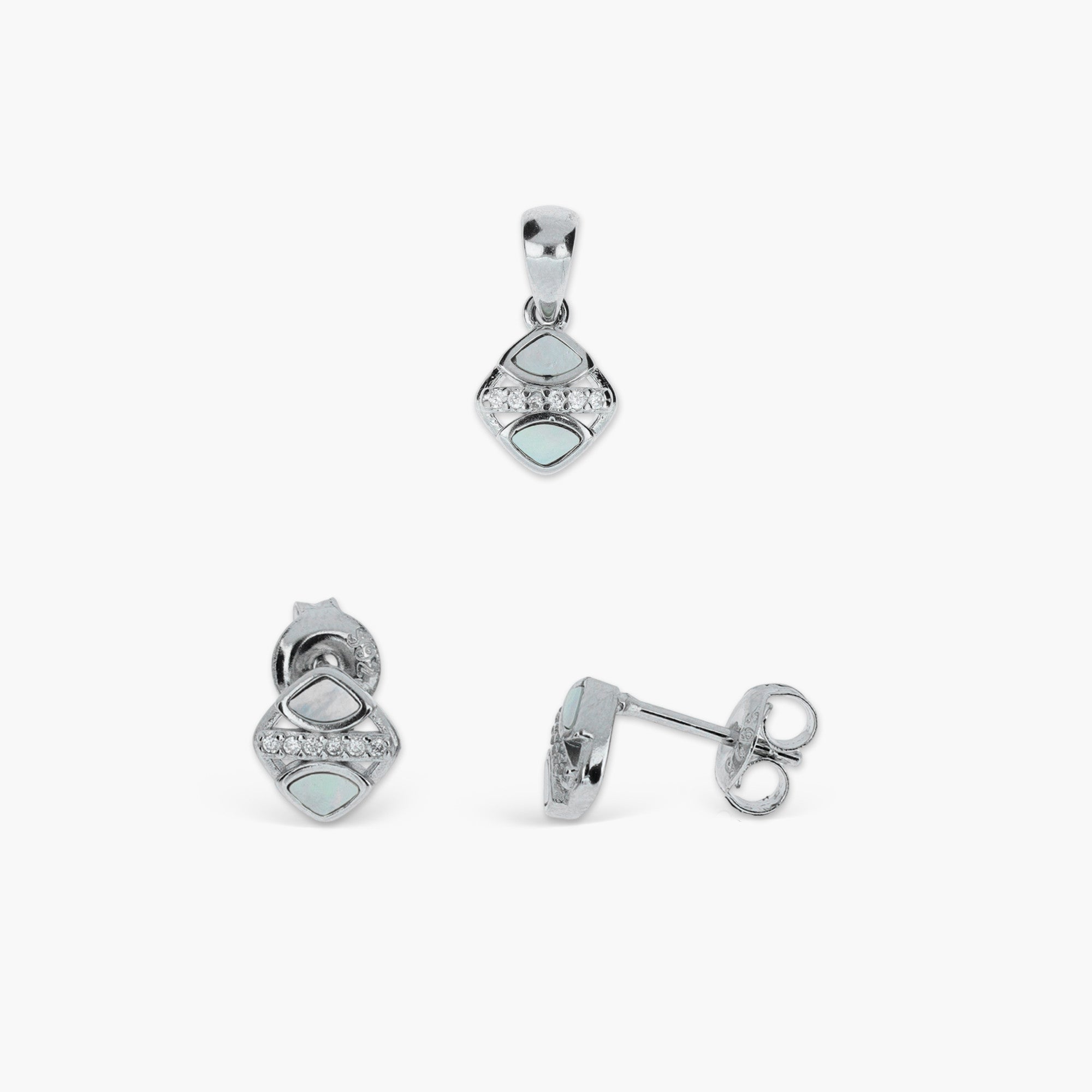 MOTHER OF PEARL BLOOM SET