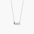 SCULPTED INFINITY DAINTY NECKLACE