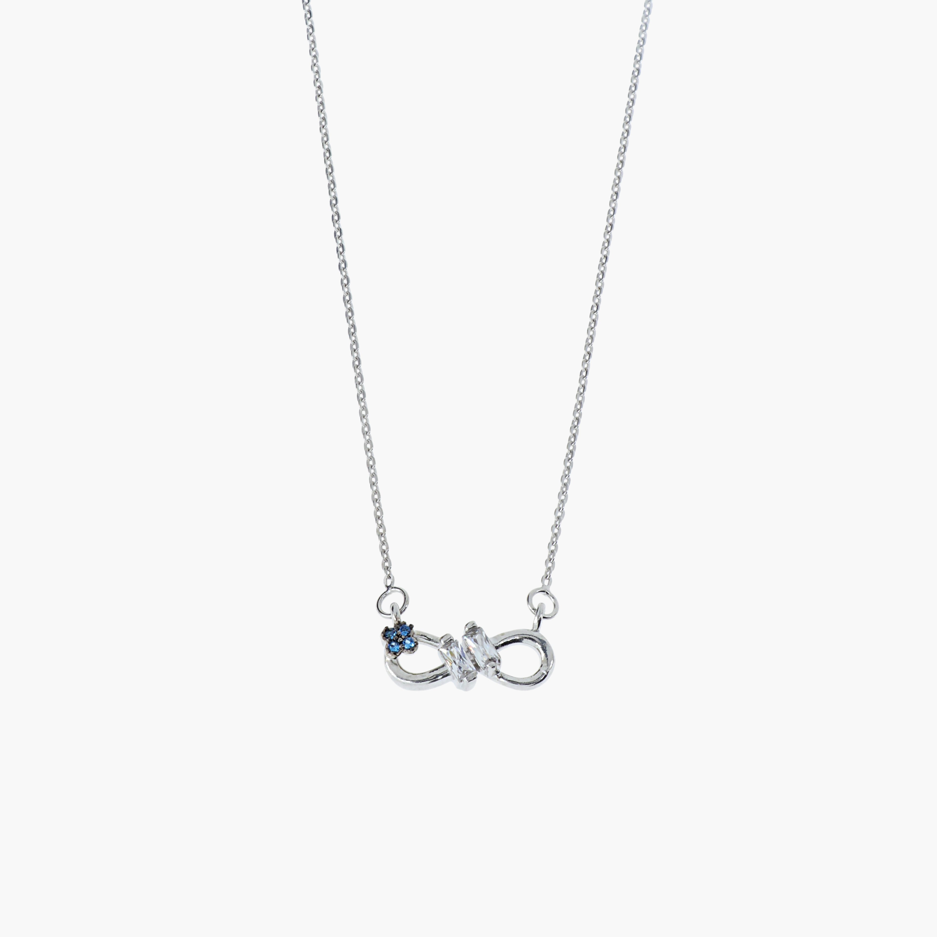 SCULPTED INFINITY DAINTY NECKLACE