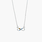 SCULPTED INFINITY DAINTY NECKLACE
