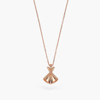 ELITE ART DECO FAN-SHAPED GOLD NECKLACE