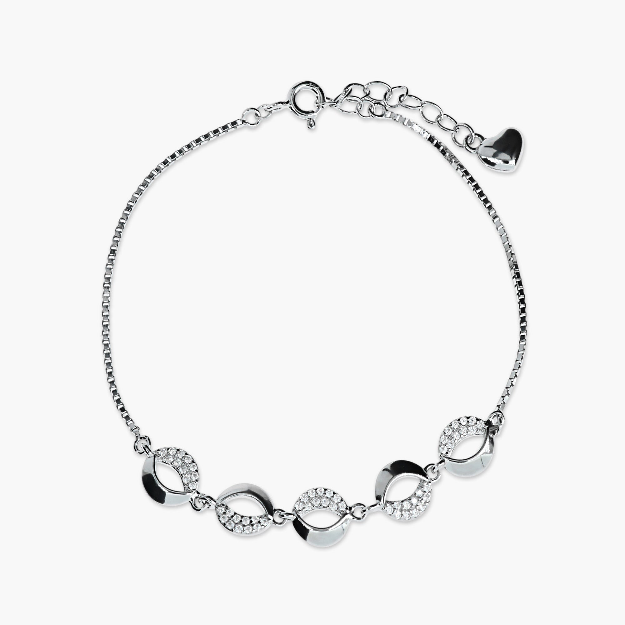 VELVET OVAL PAVÉ RADIANCE STRAND BRACELET