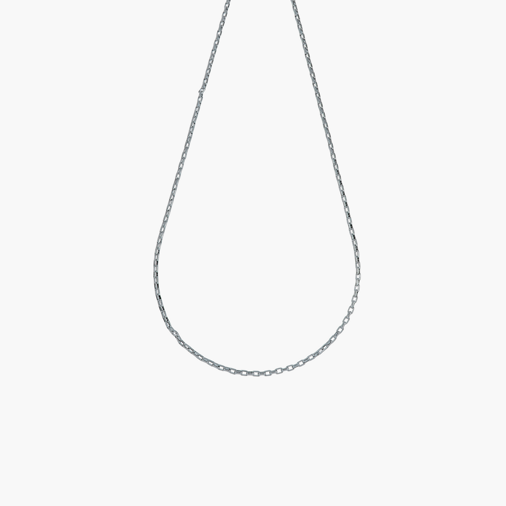 925 STERLING SILVER VELVET VORTEX LINK CHAIN