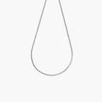 925 STERLING SILVER VELVET VORTEX LINK CHAIN