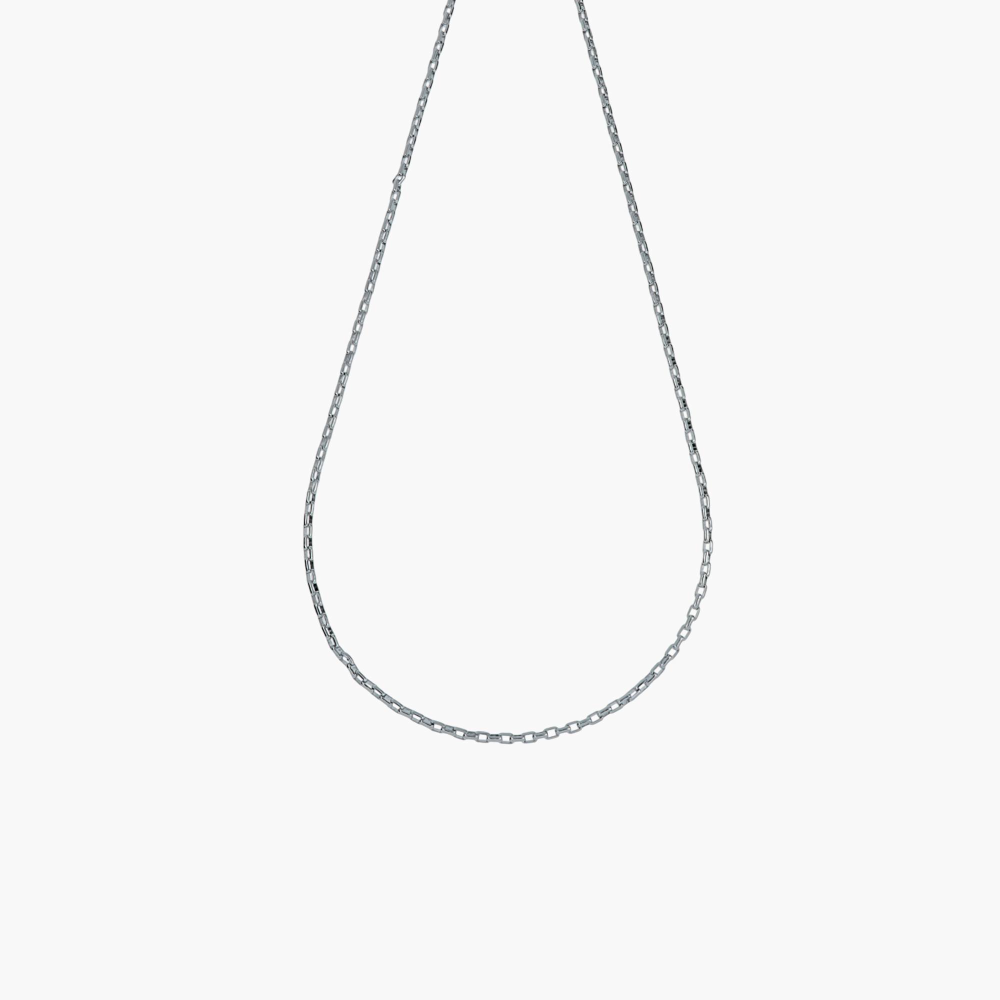 925 STERLING SILVER VELVET VORTEX LINK CHAIN