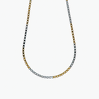 ARTHAV-GLOW SIGNATURE DUAL-METAL CUBAN MEN CHEIN