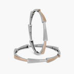 925 SCULPTED HORIZON DUAL-TONE BANGLES
