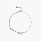 DAISY FLOWER PEARL ANKLET