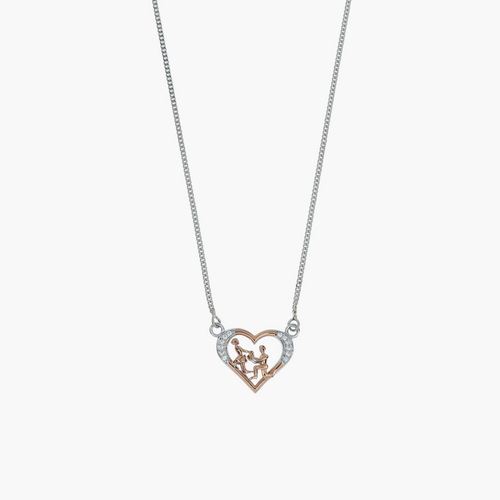 925 SILVER "WILL YOU MARRY ME" HEART NECKLACE