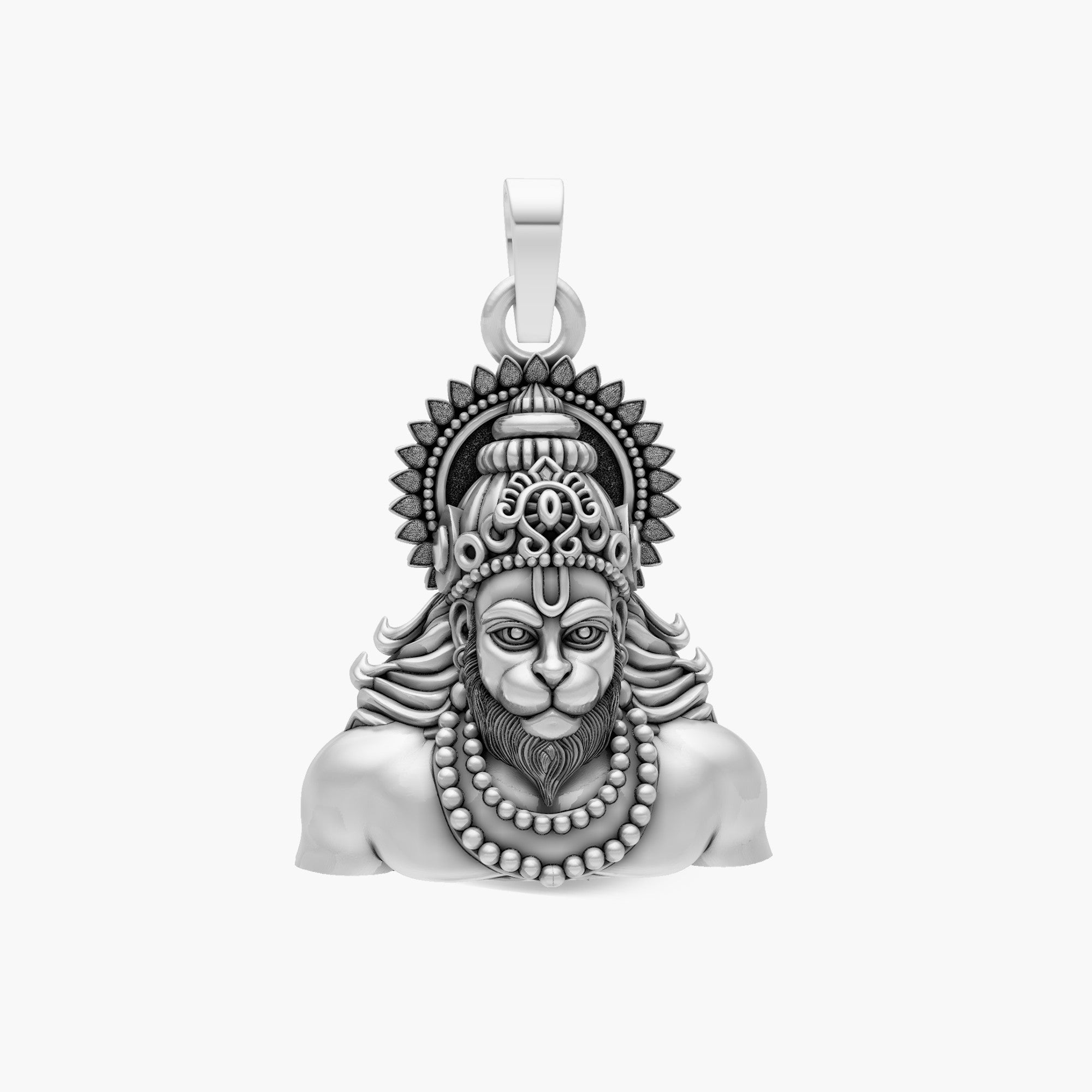 OMNIA VEER HANUMAN SCULPTED PENDANT