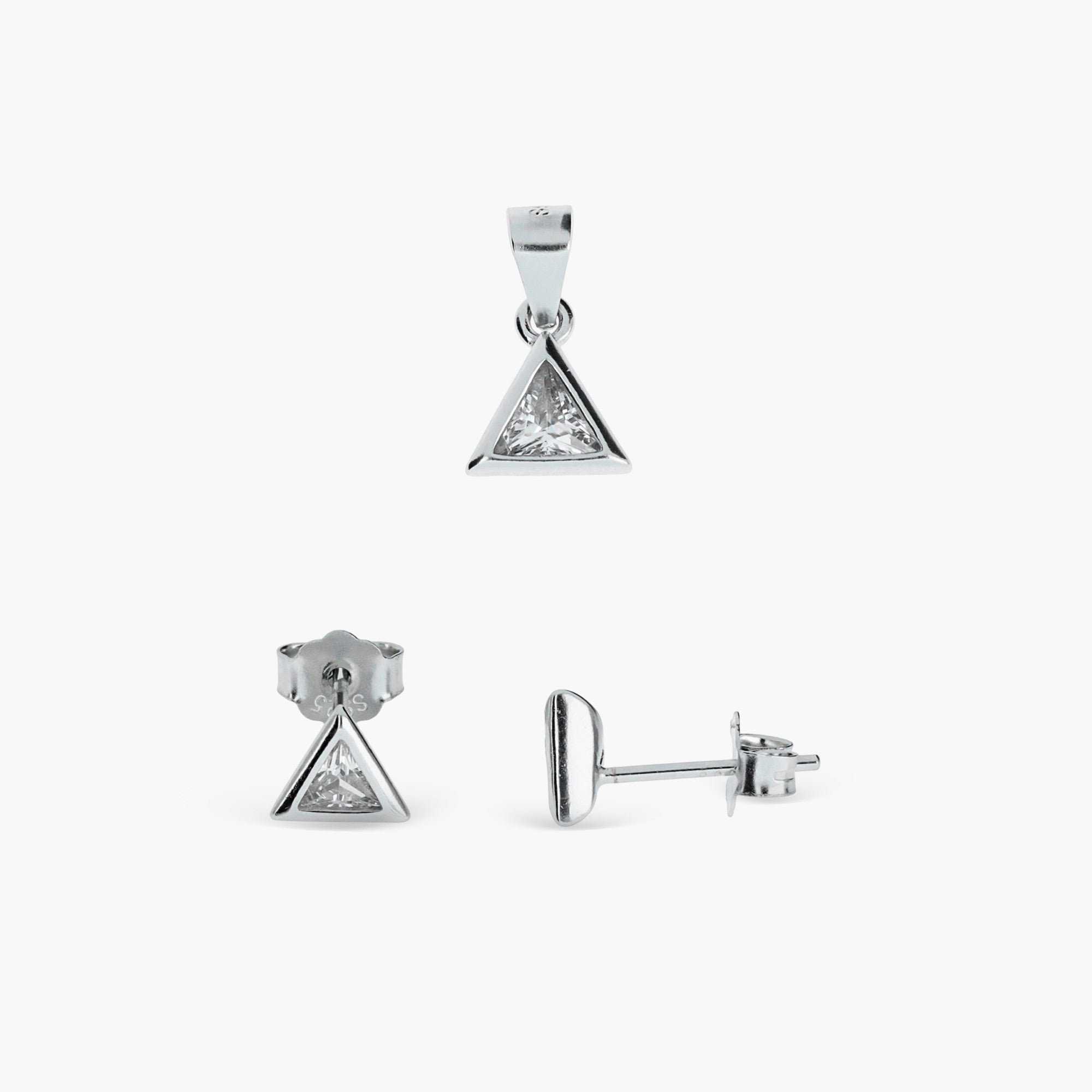 TRILLIAN RADIANCE DUAL-TONE SOLITAIRE SET