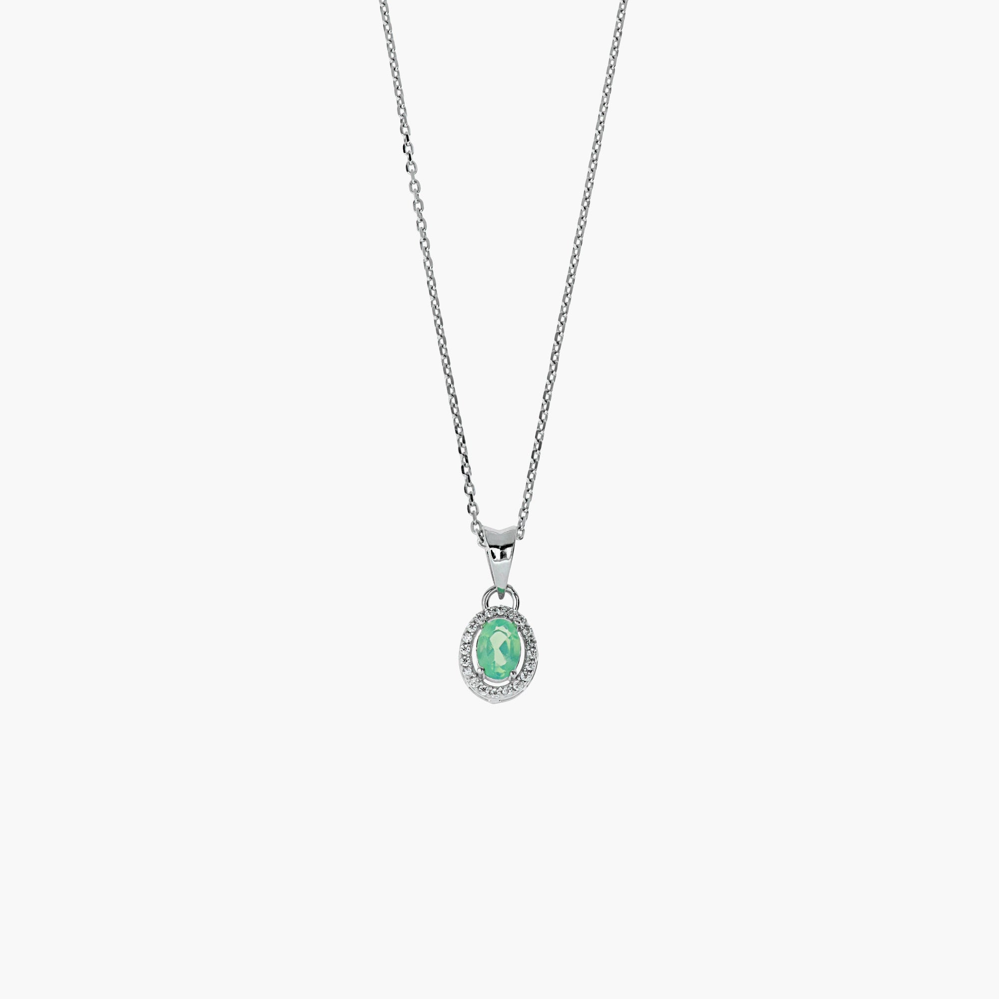 AURORA GREEN RADIANCE NECKLACE
