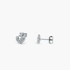 ROMANTIC "LOVE" ENGRAVED STUD EARRINGS