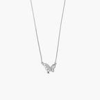 FLUTTERING BUTTERFLY SILVER CHARM