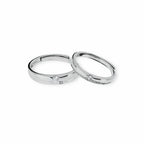 925 STERLING SILVER FOREVER PROMISE COUPLE RINGS