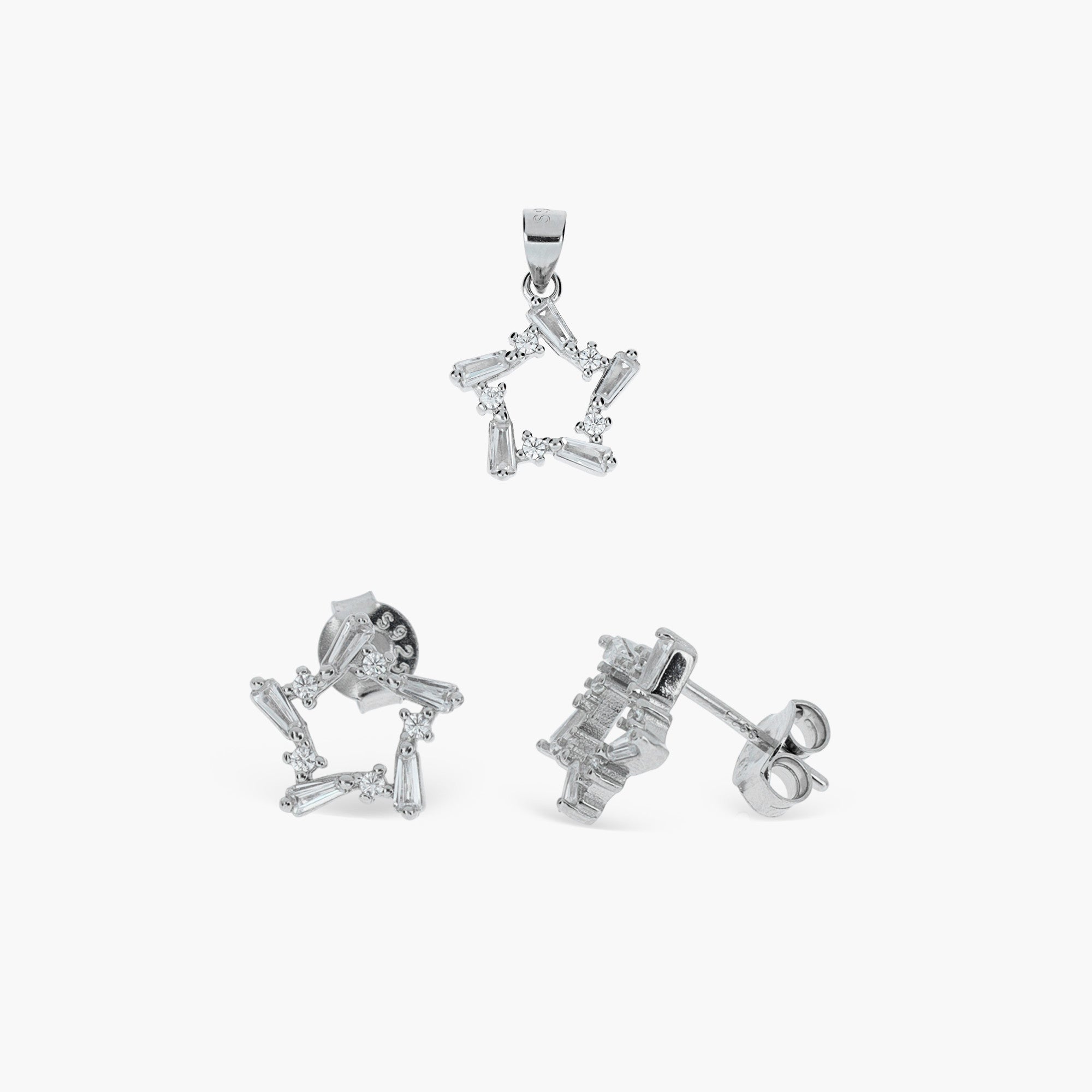 HANDCRAFTED TEARDROP CLUSTER SET