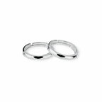 ELEGANT SILVER STACKABLE COUPLE BANDS
